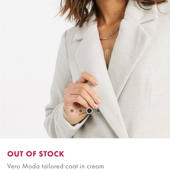 Like new Beautiful Vero moda modern coat - Picture 6 of 7